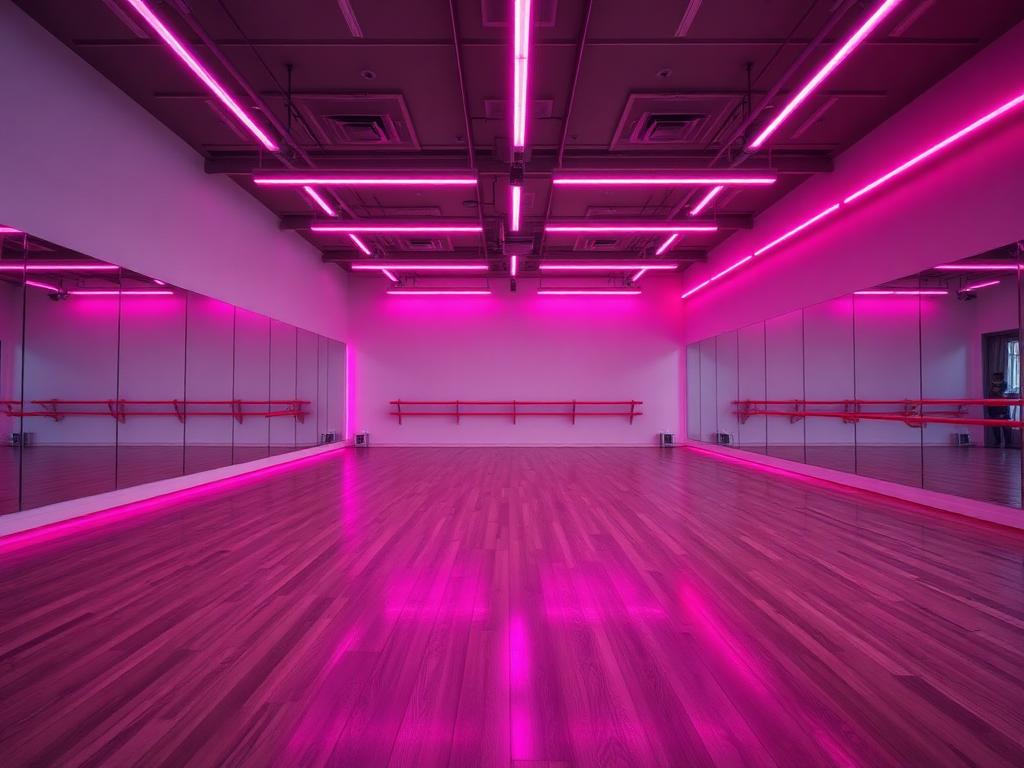 Interior of the Riddhi Dance Studio training floor
